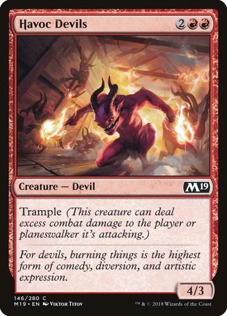 Havoc Devils [Core Set 2019] | Dumpster Cat Games