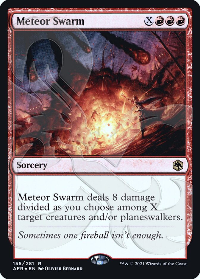 Meteor Swarm (Ampersand Promo) [Dungeons & Dragons: Adventures in the Forgotten Realms Promos] | Dumpster Cat Games