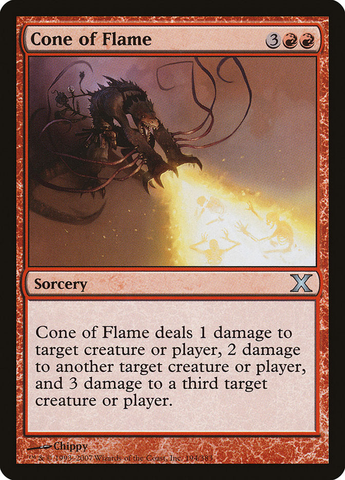 Cone of Flame [Tenth Edition] | Dumpster Cat Games