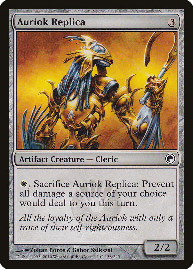 Auriok Replica [Scars of Mirrodin] | Dumpster Cat Games