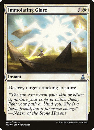 Immolating Glare [Oath of the Gatewatch] | Dumpster Cat Games
