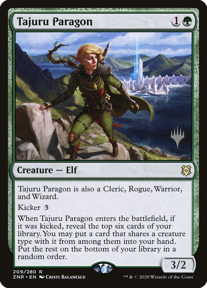 Tajuru Paragon (Promo Pack) [Zendikar Rising Promos] | Dumpster Cat Games