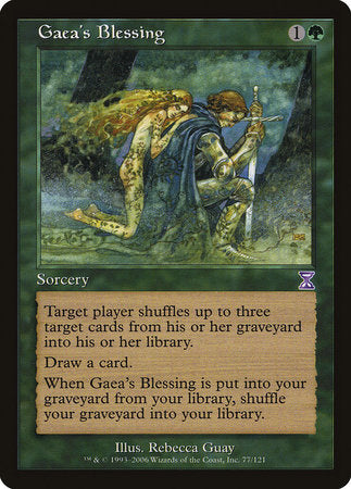 Gaea's Blessing [Time Spiral Timeshifted] | Dumpster Cat Games