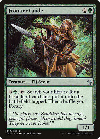 Frontier Guide [Duel Decks: Zendikar vs. Eldrazi] | Dumpster Cat Games