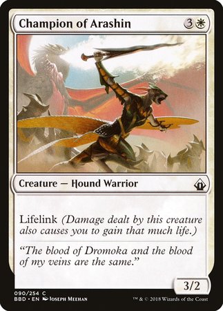 Champion of Arashin [Battlebond] | Dumpster Cat Games