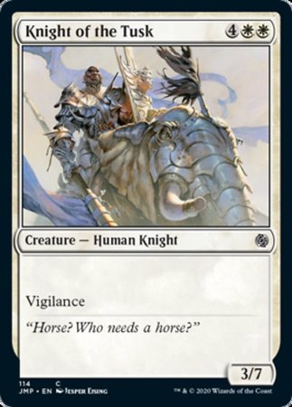 Knight of the Tusk [Jumpstart] | Dumpster Cat Games