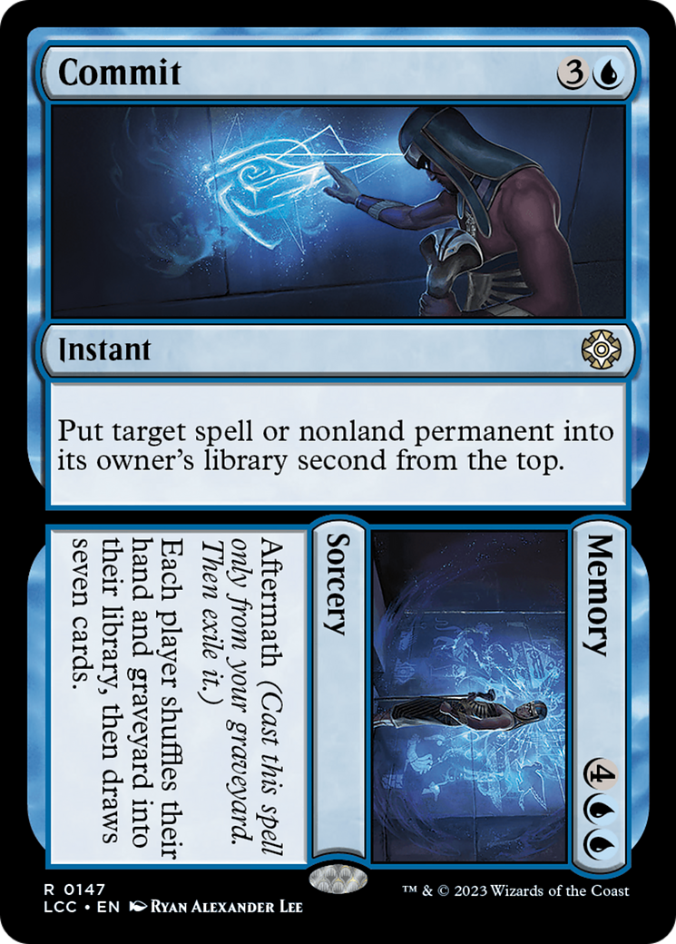 Commit // Memory [The Lost Caverns of Ixalan Commander] | Dumpster Cat Games