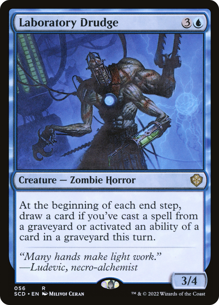 Laboratory Drudge [Starter Commander Decks] | Dumpster Cat Games
