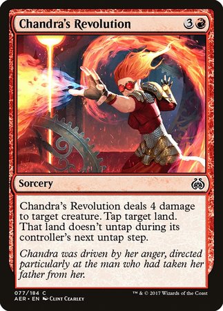 Chandra's Revolution [Aether Revolt] | Dumpster Cat Games