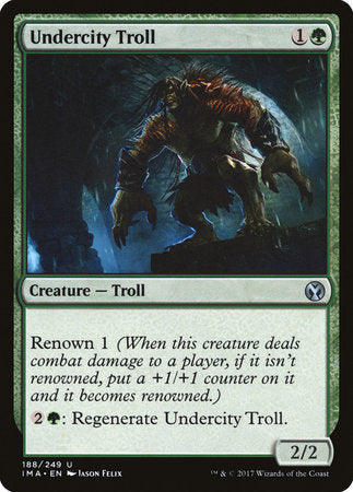 Undercity Troll [Iconic Masters] | Dumpster Cat Games