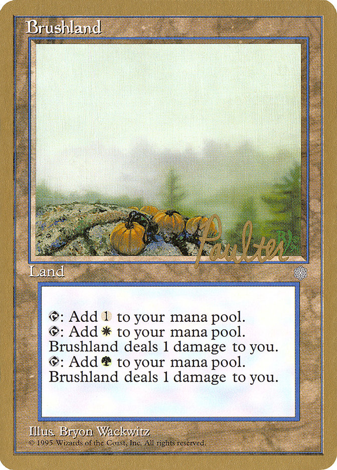 Brushland (Preston Poulter) [Pro Tour Collector Set] | Dumpster Cat Games