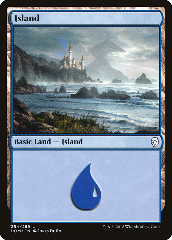 Island (254) [Dominaria] | Dumpster Cat Games