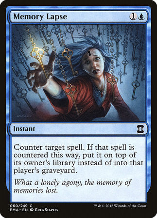 Memory Lapse [Eternal Masters] | Dumpster Cat Games