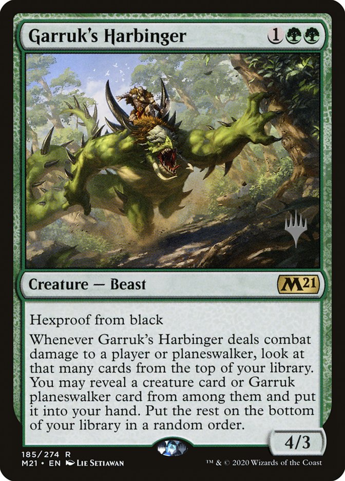 Garruk's Harbinger (Promo Pack) [Core Set 2021 Promos] | Dumpster Cat Games