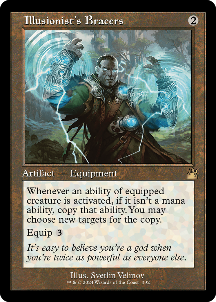 Illusionist's Bracers (Retro Frame) [Ravnica Remastered] | Dumpster Cat Games