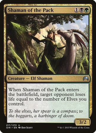 Shaman of the Pack [Magic Origins] | Dumpster Cat Games