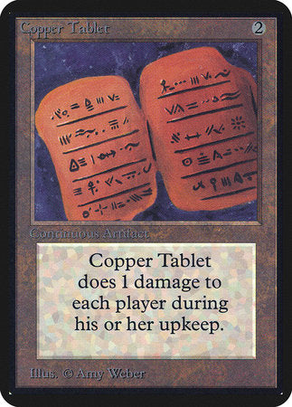 Copper Tablet [Limited Edition Alpha] | Dumpster Cat Games