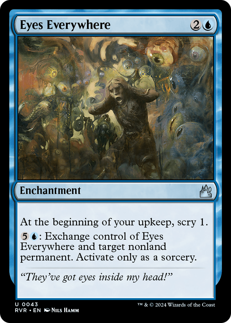 Eyes Everywhere [Ravnica Remastered] | Dumpster Cat Games