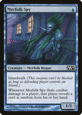 Merfolk Spy [Magic 2014] | Dumpster Cat Games