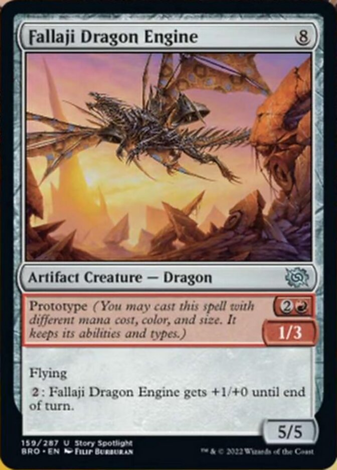 Fallaji Dragon Engine [The Brothers' War] | Dumpster Cat Games
