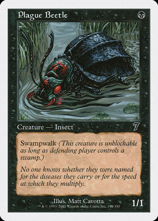 Plague Beetle [Seventh Edition] | Dumpster Cat Games