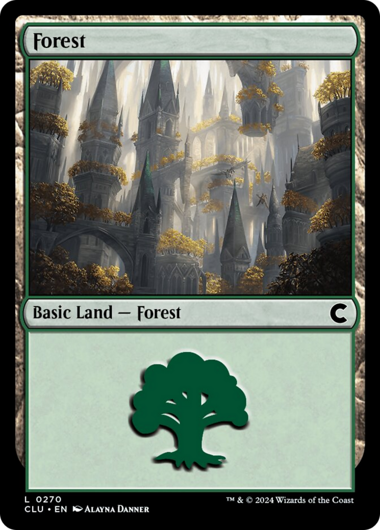 Forest (0270) [Ravnica: Clue Edition] | Dumpster Cat Games