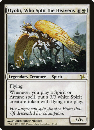 Oyobi, Who Split the Heavens [Betrayers of Kamigawa] | Dumpster Cat Games