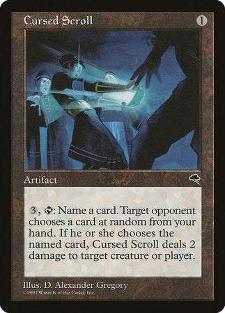 Cursed Scroll [Tempest] | Dumpster Cat Games