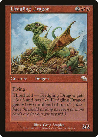 Fledgling Dragon [Judgment] | Dumpster Cat Games
