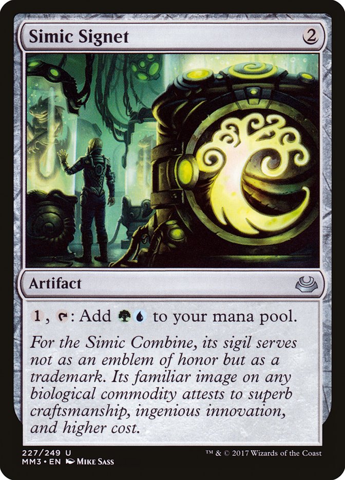 Simic Signet [Modern Masters 2017] | Dumpster Cat Games