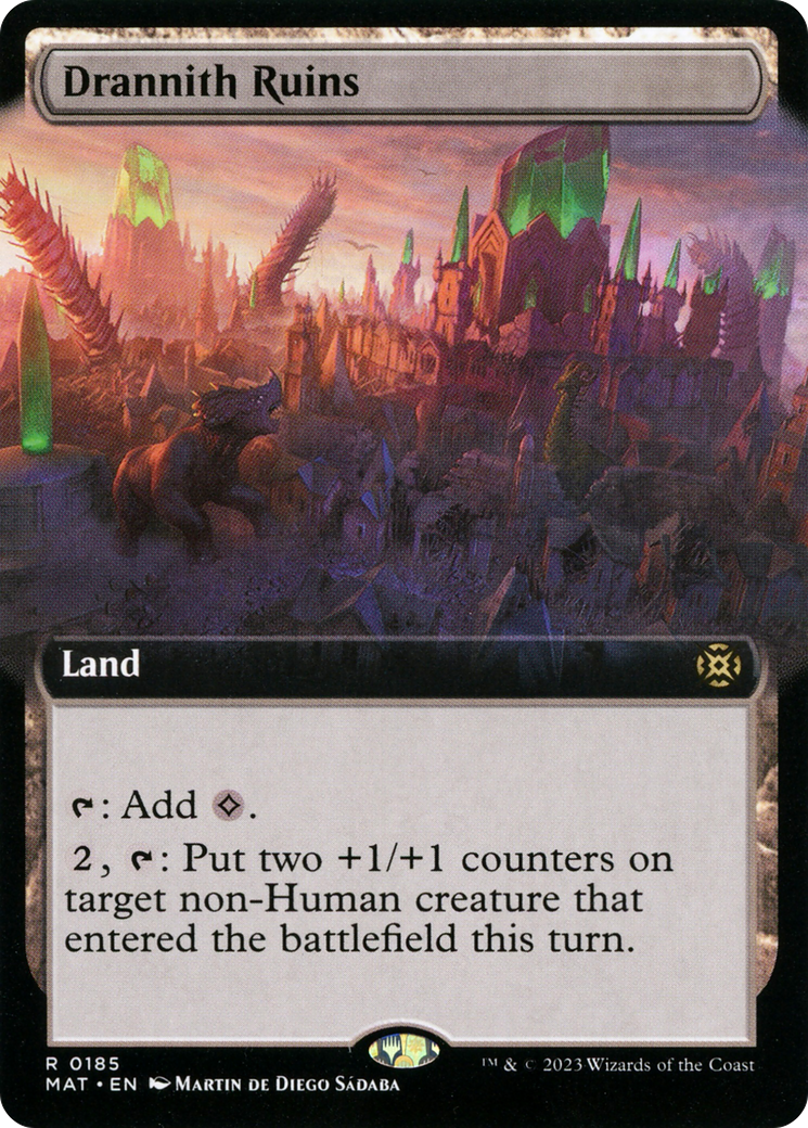 Drannith Ruins (Extended Art) [March of the Machine: The Aftermath] | Dumpster Cat Games