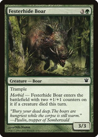 Festerhide Boar [Innistrad] | Dumpster Cat Games