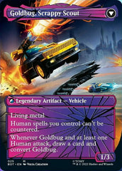 Goldbug, Humanity's Ally // Goldbug, Scrappy Scout (Shattered Glass) [Universes Beyond: Transformers] | Dumpster Cat Games