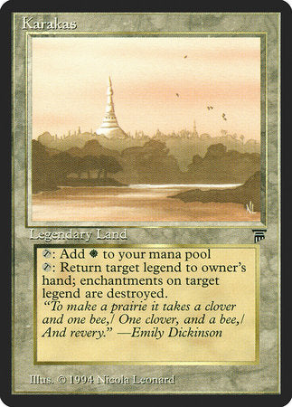 Karakas [Legends] | Dumpster Cat Games