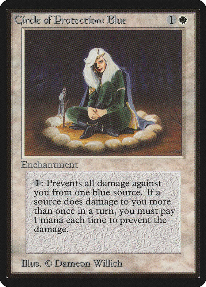 Circle of Protection: Blue [Limited Edition Beta] | Dumpster Cat Games