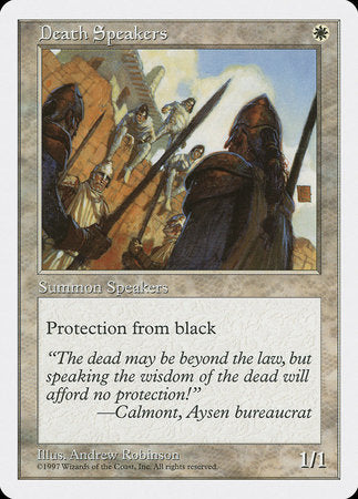 Death Speakers [Fifth Edition] | Dumpster Cat Games
