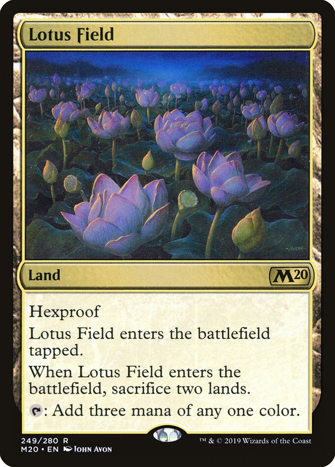 Lotus Field [Core Set 2020] | Dumpster Cat Games