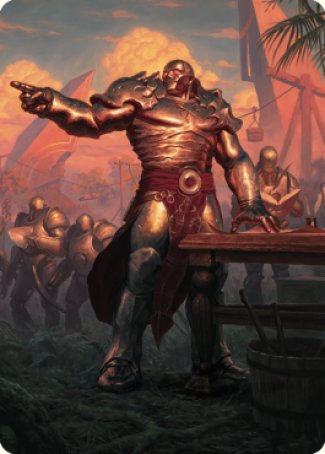 Karn, Living Legacy Art Card 1 [Dominaria United Art Series] | Dumpster Cat Games