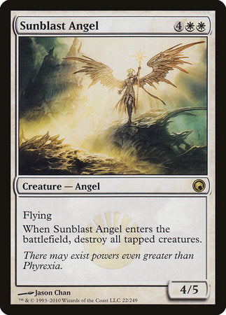 Sunblast Angel [Scars of Mirrodin] | Dumpster Cat Games