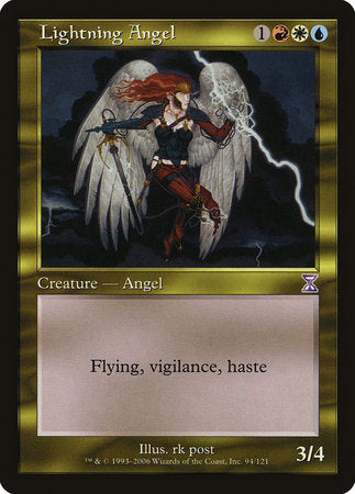 Lightning Angel [Time Spiral Timeshifted] | Dumpster Cat Games