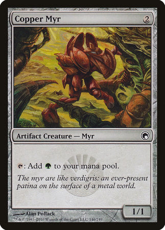Copper Myr [Scars of Mirrodin] | Dumpster Cat Games