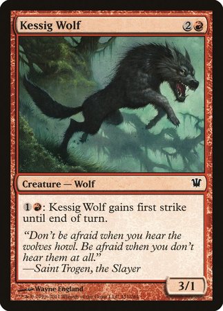 Kessig Wolf [Innistrad] | Dumpster Cat Games