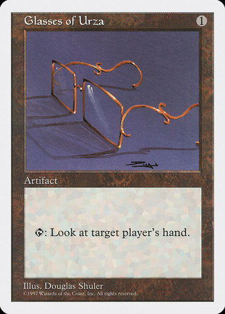Glasses of Urza [Fifth Edition] | Dumpster Cat Games