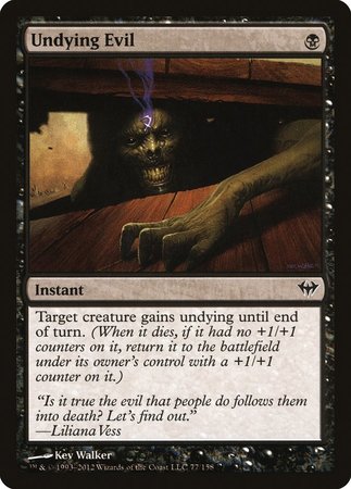 Undying Evil [Dark Ascension] | Dumpster Cat Games