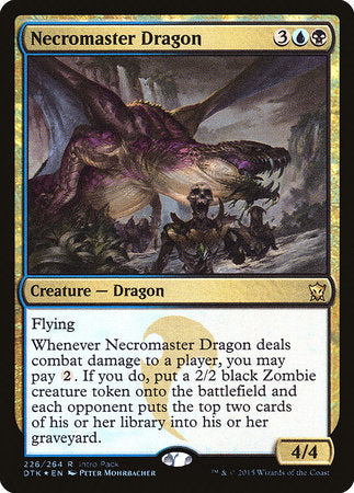 Necromaster Dragon [Dragons of Tarkir Promos] | Dumpster Cat Games