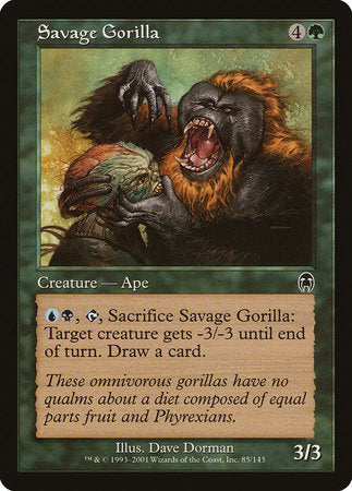 Savage Gorilla [Apocalypse] | Dumpster Cat Games