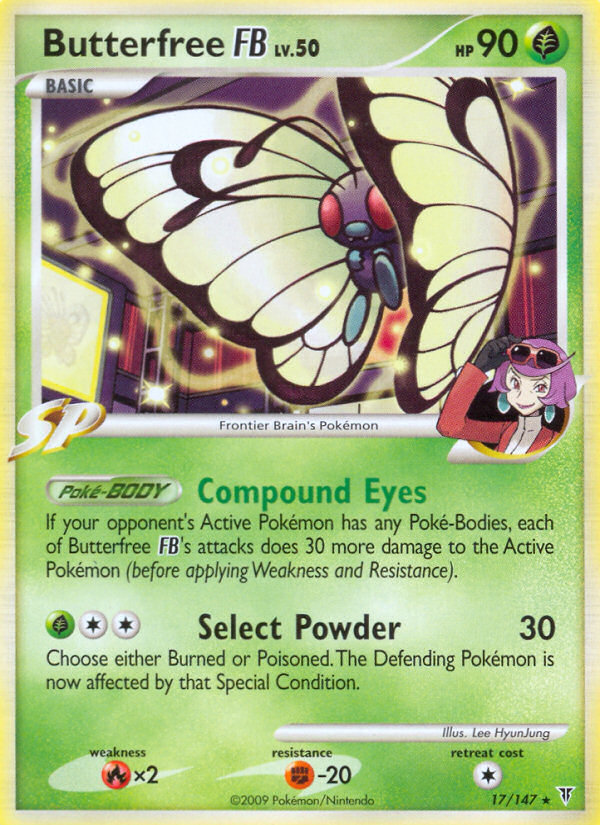 Butterfree FB (17/147) [Platinum: Supreme Victors] | Dumpster Cat Games