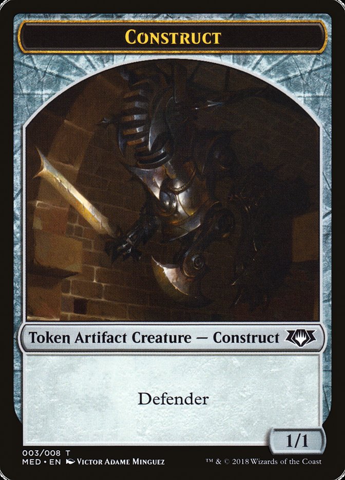 Construct (003/008) [Mythic Edition Tokens] | Dumpster Cat Games