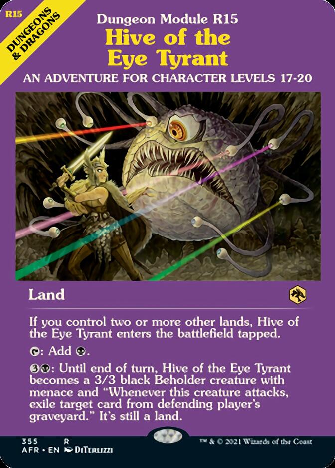 Hive of the Eye Tyrant (Dungeon Module) [Dungeons & Dragons: Adventures in the Forgotten Realms] | Dumpster Cat Games