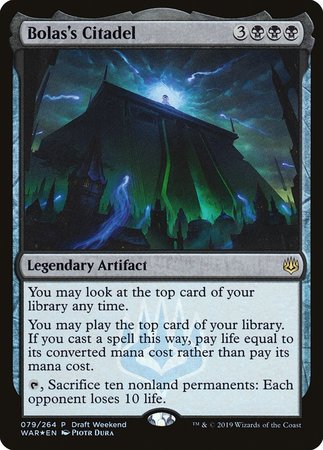 Bolas's Citadel [War of the Spark Promos] | Dumpster Cat Games